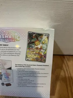 Pokemon Prismatic Evolutions ETB Eevee English Factory Sealed (Damage) - Image 4