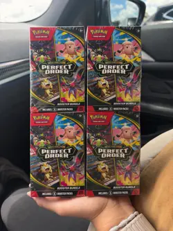 Pokemon TCG ME03 Perfect Order Booster Bundle Sealed SET (4) NEW Free Shipping! - Image 1