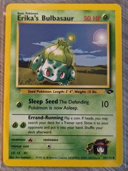 Pokemon Erika's Bulbasaur 39/132 Gym Challenge LP - Image 1