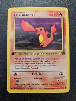 Pokemon 1st Edition Team Rocket Charmander 50/82 NEAR MINT - Image 1