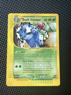 Pokemon TCG 2003 Best of Game Promo Dark Ivysaur #6 LP - Image 1