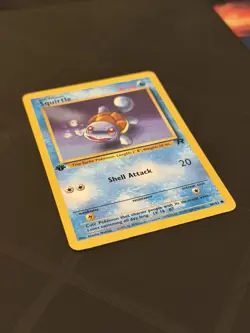 2000 Pokemon TCG 1st Edition Squirtle and Dark Wartortle Team Rocket - Image 3