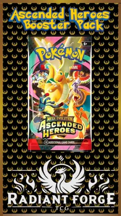 #001 - Ascended Heroes 10x Booster Pk-Pokemon Sealed: Ebay Live - Image 1