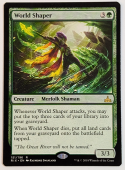 MTG - 1x World Shaper - Rivals of Ixalan - NM/LP - Rare = Magic the Gathering - Image 1