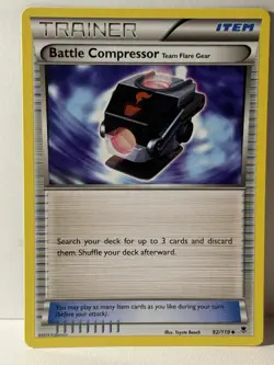Battle Compressor 92/119 XY - Phantom Forces NM Pokemon Fast Shipping - Image 1