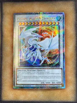Yugioh Cosmic Blazar Dragon MP24-EN029 Quarter Century Rare 1st Ed NM - Image 1