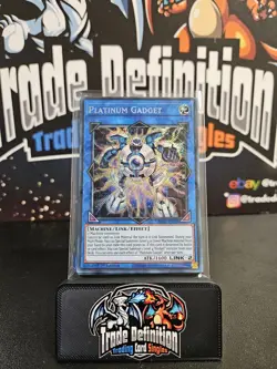 RA05-EN054 Platinum Gadget Secret Rare 1st Ed YuGiOh - Image 1