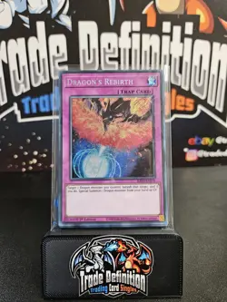 Yugioh RA05-EN078 - Dragon's Rebirth - Secret Rare - Image 1