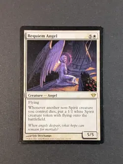 MTG - 1x Requiem Angel - Dark Aascension - NM/LP - Rare - Magic The Gathering - Image 5
