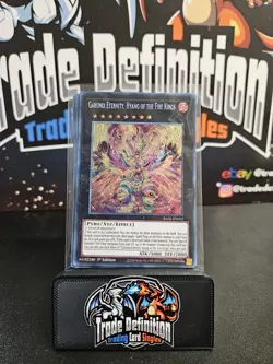RA05-EN052 Garunix Eternity, Hyang of the Fire Kings Secret Rare 1st Ed YuGiOh - Image 1