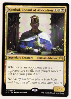 MTG - 1x Kambal Consul of Allocation - Kaladesh - NM - Magic the Gathering. Rare - Image 1