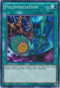 *** POLYMERIZATION *** 1ST EDITION SUPER RARE MINT/NM FUEN-EN049 YUGIOH! - Image 1