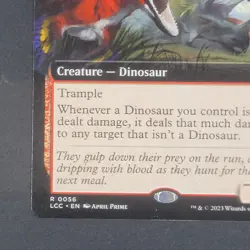 MTG - ​1x Wrathful Raptors - Lost Caverns of Ixalan - NM - Extended Art Magic 56 - Image 3