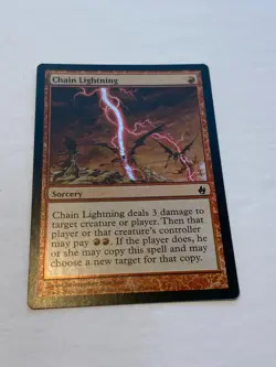 MTG Chain Lightning - Premium Deck Series Fire and Lightning - FOIL - NM - Magic - Image 3