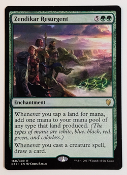 MTG - 1x Zendikar Resurgent - Commander 2017 - NM/LP - Magic The Gathering, Rare - Image 1