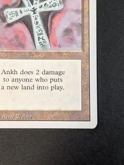 MTG - Ankh of Mishra - Revised Edition 3ED - NM/L Vintage Artifact Magic - SG412 - Image 4