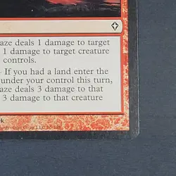 MTG - 2x Searing Blaze - Worldwake - LP/NM - Magic The Gathering - Instant 2010 - Image 4