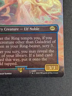 MTG -1x Galadriel of Lothlorien - NM Borderless Foil - Lord of the Rings - LOTR - Image 4
