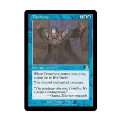 WOTC MtG Urza's Destiny Treachery (R) NM - Image 1