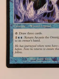 MTG - 1x Arcanis the Omnipotent - Onslaught - NM/LP Vintage Magic The Gathering - Image 4