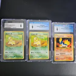 Pokemon CGC 9 LOT OF 3 JAPANESE NEO Premium file - Image 1