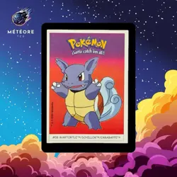 Carte Pokemon Carabaffe / Wartortle 08 Sticker Dunkin Boomer - Image 1