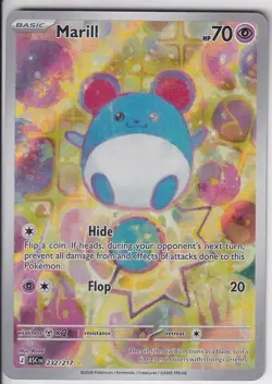 2026 Ascended Heroes Pokemon TCG Marill 232/217 Illustration Rare Full Art Holo - Image 1