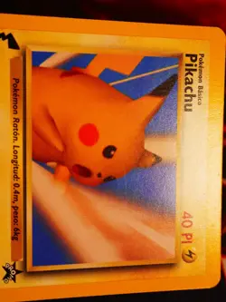 MP Pokemon (World Collection) PIKACHU Card BLACK STAR PROMO Set #26 Tail Spanish - Image 5