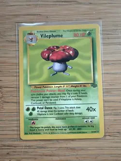 Vileplume Pokemon TCG 31/64 Jungle Set 1999 Vtg - Image 1