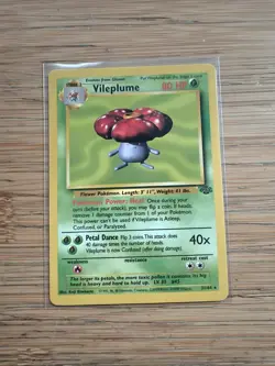 Vileplume Pokemon TCG 31/64 Jungle Set 1999 Vtg - Image 2