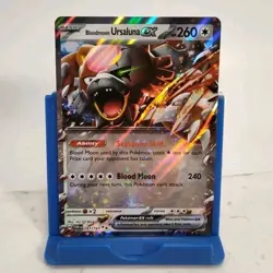 Bloodmoon Ursaluna ex 141/167 Twilight Masquerade Holo Double Rare Pokemon TCG - Image 1