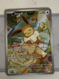 Pokemon TCG Eevee SVP 173 Prismatic Evolutions Promo Card. - Image 1
