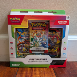 Pokemon TCG First Partner Illustration Collection Series 1 Promo Box English - Image 1