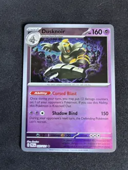 Pokemon TCG - 037/131 Dusknoir Master Ball Holo - Near Mint - Image 1