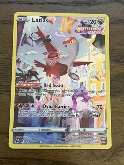 Latias GG20 / GG70 Ultra Rare Pokemon TCG Crown Zenith Galarian Gallery NM - Image 2