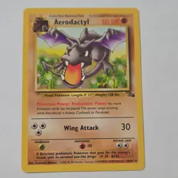 Pokemon Aerodactyl Fossil Holo Rare The Pokemon Company 1/62 Unlimited English - Image 1