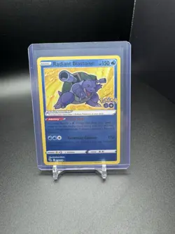 Radiant Blastoise - 018/078 - Pokemon Go Sword & Shield Radiant Rare NM - Image 1