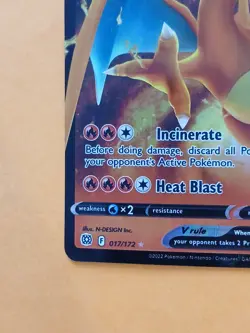 Pokemon Sword & Shield Brilliant Stars Charizard V 017/172 - Image 5