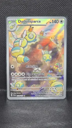 Dudunsparce Illustrator Rare 229/193 M PF Pokemon Paldea Evolved Series - Image 1