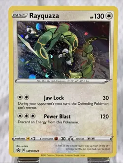Rayquaza SWSH029 Holo Promo Sword & Shield Promo Pokemon Near Mint - Image 1