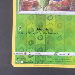 Pokemon TCG - Roselia 002/202 - Sword & Shield - Reverse Holo - LP - Common 2020 - Image 3