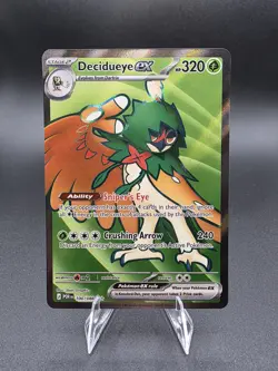 Decidueye ex 100/088 Holo Ultra Rare Perfect Order Pokemon Holo Near Mint - Image 1