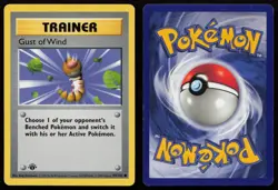 Gust of Wind 93/102 1st Edition Common Base Set Shadowless Pokemon English LP - Image 3