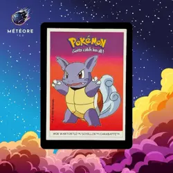 Carte Pokemon Carabaffe / Wartortle 08 Sticker Dunkin Boomer - Image 1