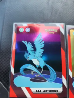 2025 Pokemon Full House Kanto Articuno 144 Rainbow And Gold Background. - Image 2