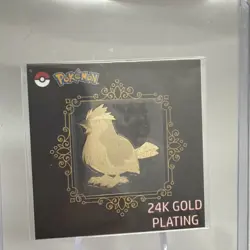 Pokemon 24k Gold Plated Korean Sticker DITTO (Pack Fresh) - Image 1