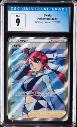 2021 POKEMON SHINING FATES #72 SKYLA CGC 9 - Image 1