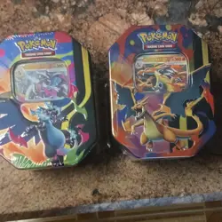 Pokemon Mega Charizard X & Y EX Tin Pokemon TCG Multicolor Collectible - Image 1
