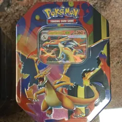 Pokemon Mega Charizard X & Y EX Tin Pokemon TCG Multicolor Collectible - Image 2