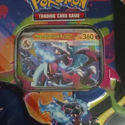 Pokemon Mega Charizard X & Y EX Tin Pokemon TCG Multicolor Collectible - Image 5
